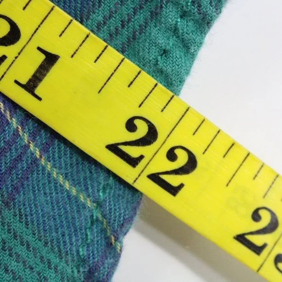 Abercrombie & Fitch Flannel Shirt Women's Green Button Down Long Sleeve Small S - Picture 7 of 7